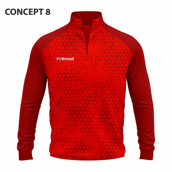 triangle antrenman eşofman takım neon red