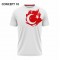  Türk Bayrağı Baskılı beyaz T-shirt concept -10
