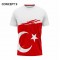  Türk Bayrağı Baskılı beyaz T-shirt concept - 9