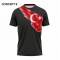  Türk Bayrağı Baskılı siyah T-shirt concept -8