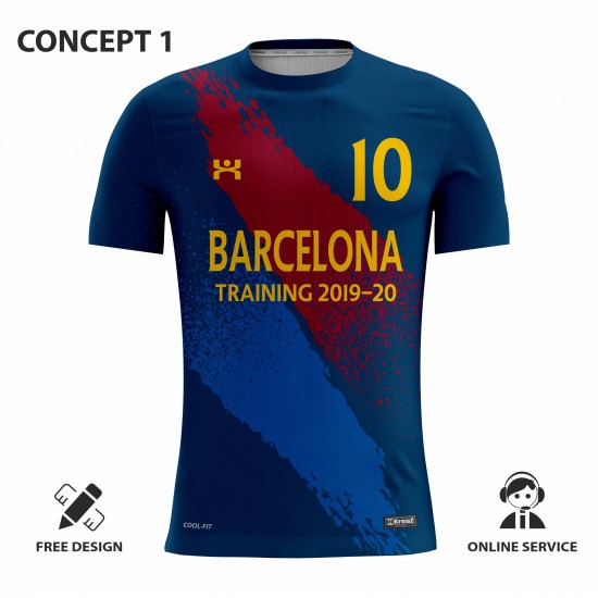 barcelona training19-20 futbol forması