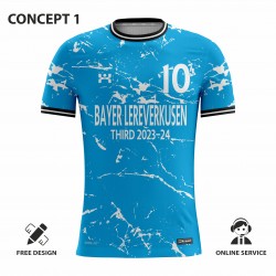 bayer leverkusen third 2023-24 futbol forması