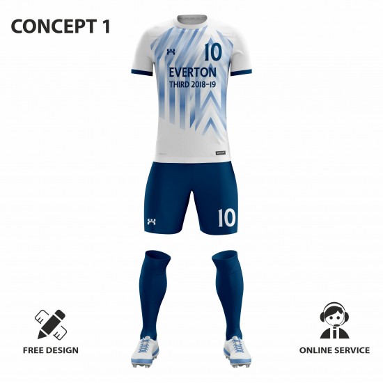 Everton 2018-19 Third futbol takım forması