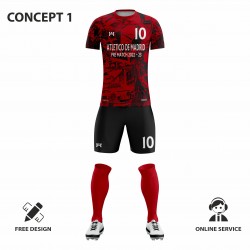 atletico de madrid pre match 2022-23 futbol takım forması