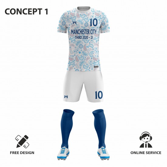 manchester city third 2020-21 futbol takım forması