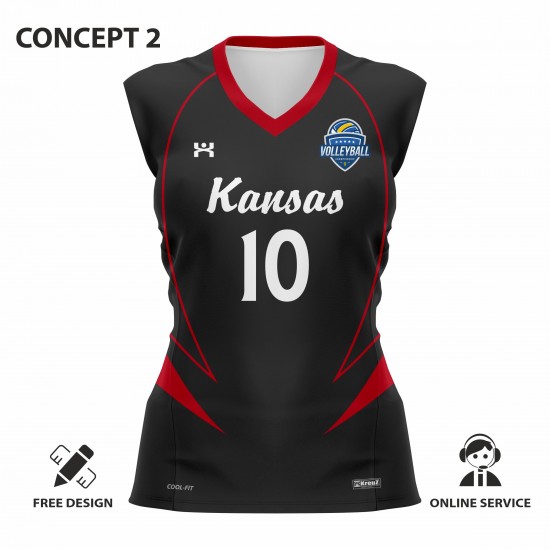 kansas bayan voleybol forması