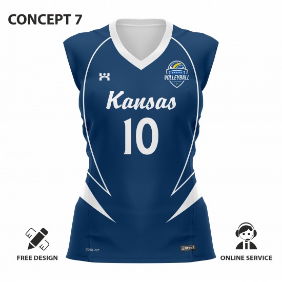 kansas bayan voleybol forması
