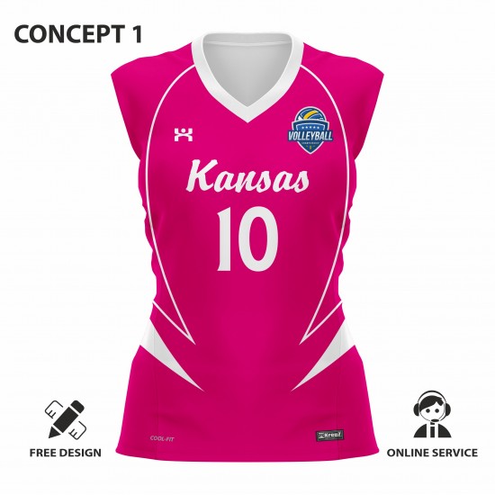 kansas bayan voleybol forması