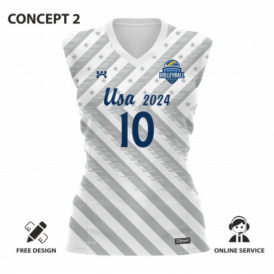 usa 2024 bayan voleybol forması