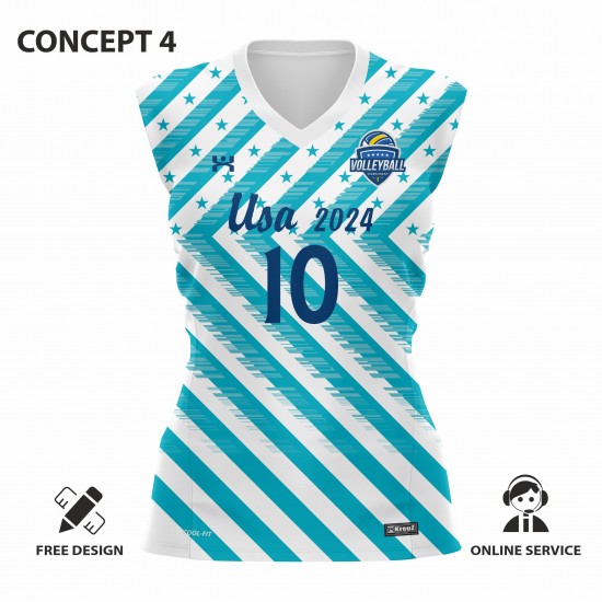 usa 2024 bayan voleybol forması