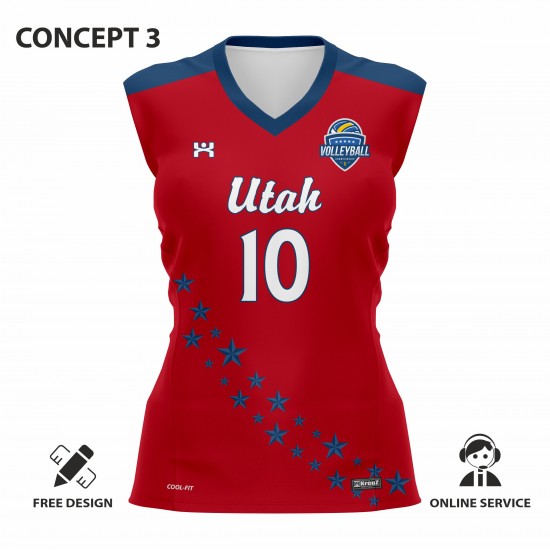 utah bayan voleybol forması